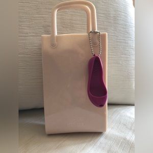 Melissa nude mini crossbody bag